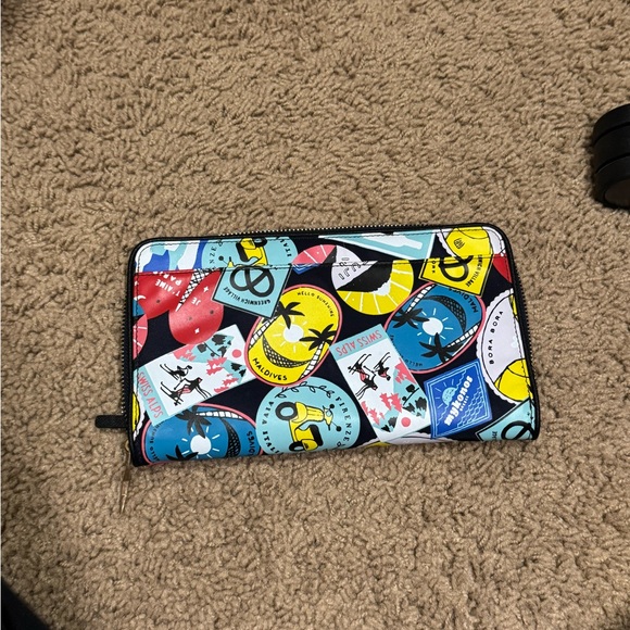 Kate Spade Multicolor Travel Sticker Wallet - Picture 2 of 7